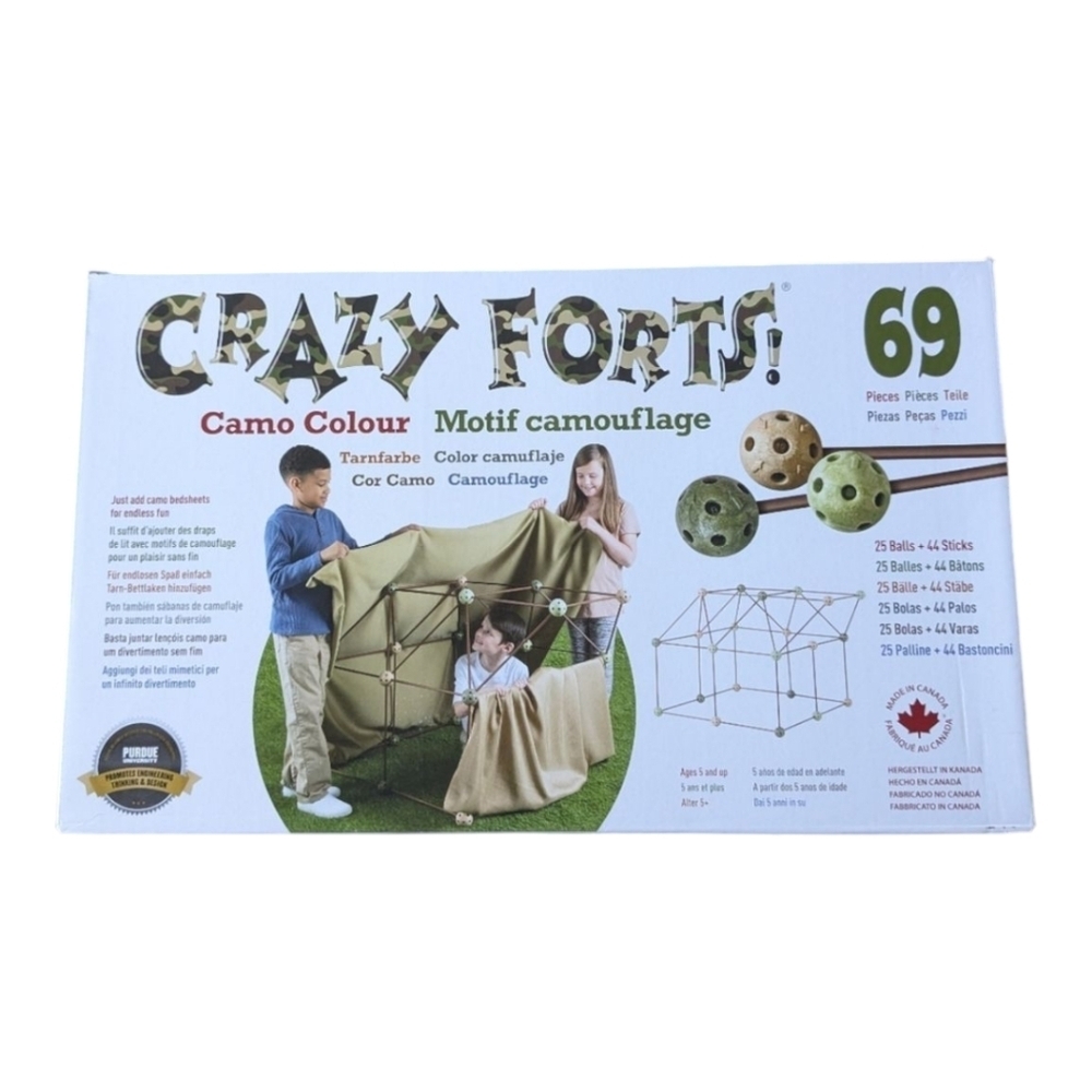 Crazy Forts STEM Building Kit Camo